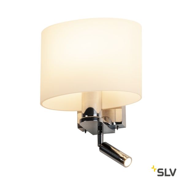 SLV 1002855 KENKUA SPOT E27 LED Wandaufbauleuchte chrom 3000K