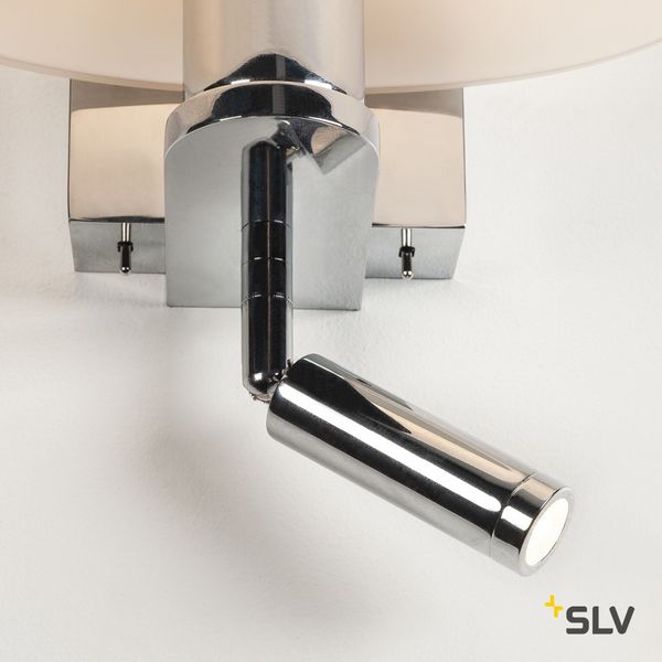 SLV 1002855 KENKUA SPOT E27 LED Wandaufbauleuchte chrom 3000K