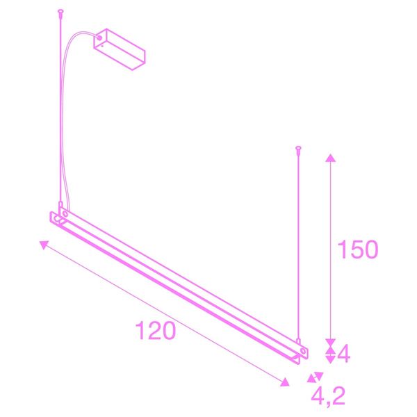 SLV 1003530 NOYA PD PHASE LED Pendelleuchte schwarz CCT switch 2700/3000K