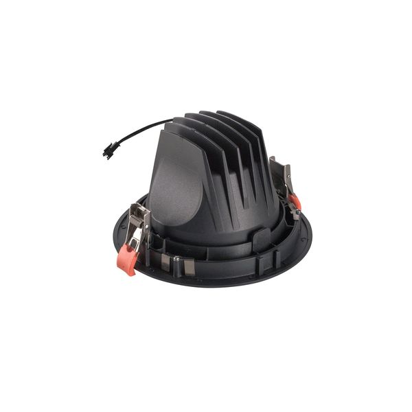 SLV 1003702 NUMINOS DL XL LED Einbauleuchte schwarz/chrom 2700K 40° drehbar