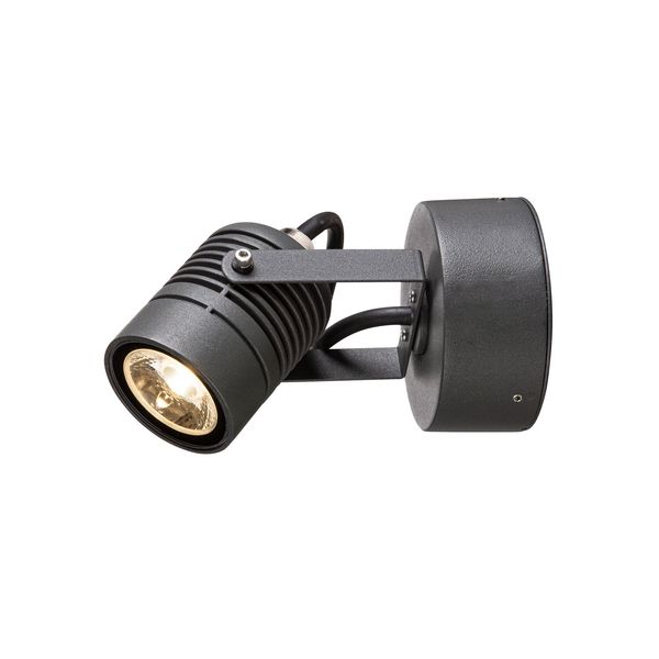SLV 1004649 LED SPOT SP, Outdoor LED Wandleuchte anthrazit 3000K IP55