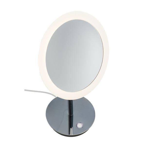 SLV 1004970 MAGANDA TL LED Spiegel Tischleuchte chrom CCT switch 2700/3000/4000K IP44