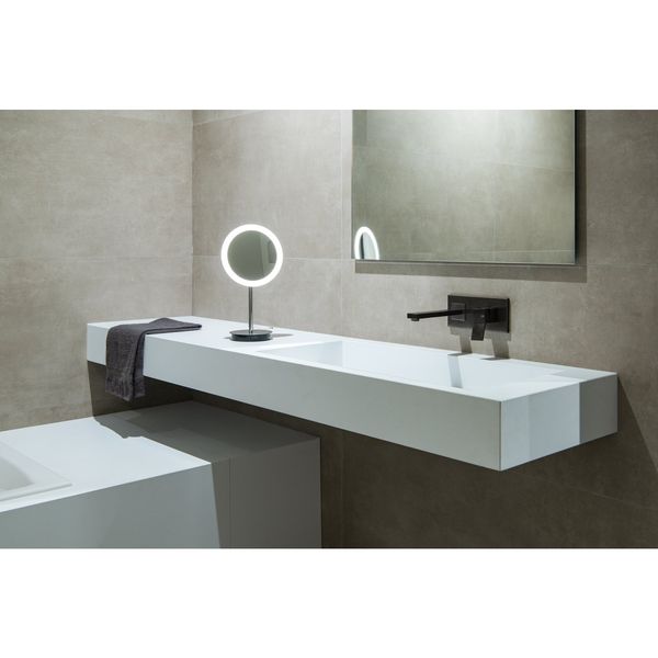 SLV 1004970 MAGANDA TL LED Spiegel Tischleuchte chrom CCT switch 2700/3000/4000K IP44