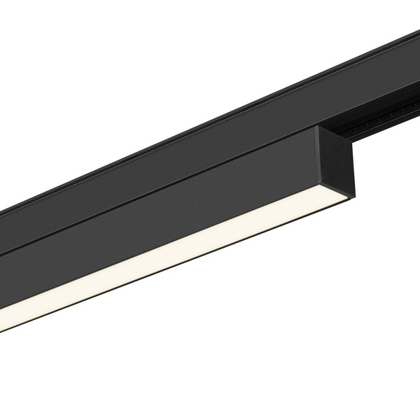 SLV IN-LINE 22, 48V Spot, opal, DALI, schwarz, 7.3W, 680lm, 4000K, CRI90, 95° 1006619