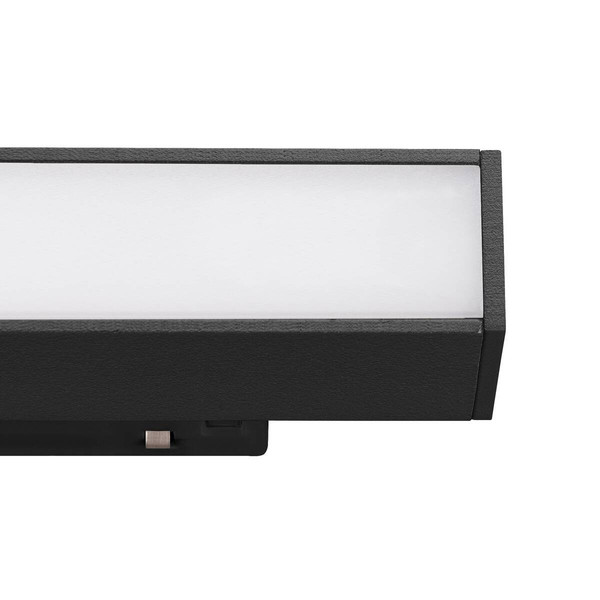 SLV IN-LINE 22, 48V Spot, opal, DALI, schwarz, 7.3W, 680lm, 4000K, CRI90, 95° 1006619