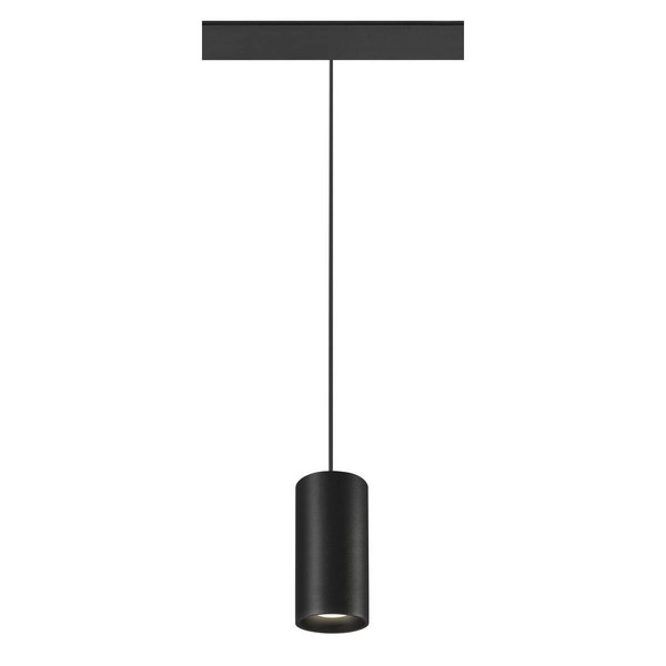 SLV NUMINOS S, 48V Pendelleuchte, Pendellänge 150cm, 4000K, 55°, DALI 2, matt schwarz 1006855