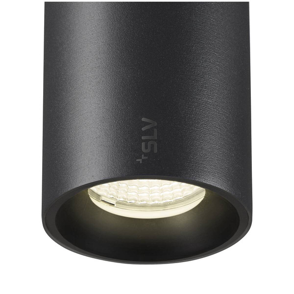 SLV NUMINOS S, 48V Pendelleuchte, Pendellänge 150cm, 4000K, 55°, DALI 2, matt schwarz 1006855