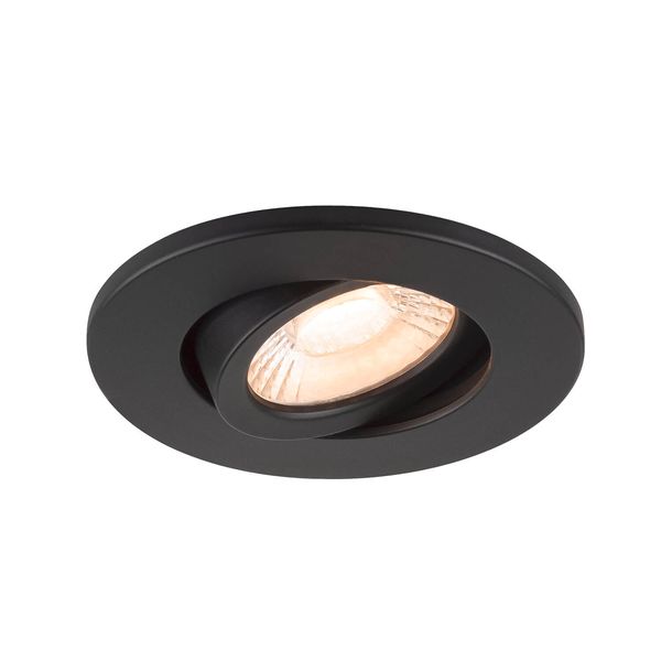 SLV 1007091 Universal Downlight Abdeckung, für Downlight schwenkbar, rund, schwarz