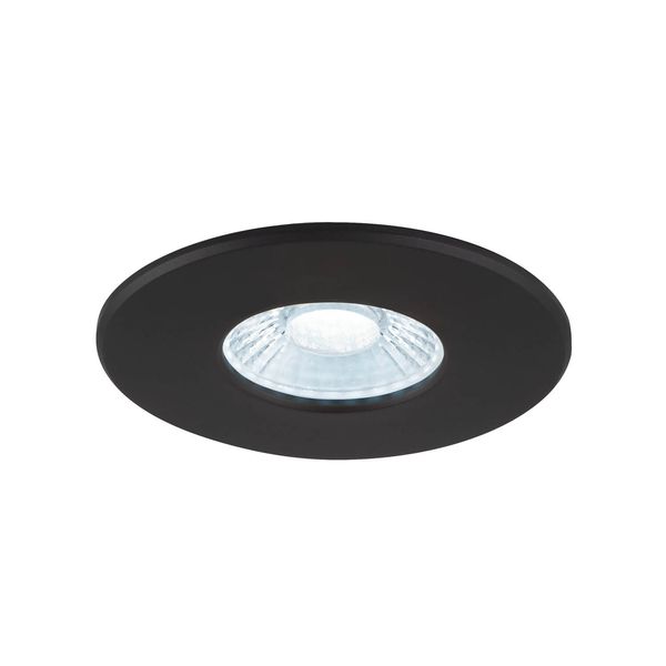 SLV 1007096 Universal Downlight Abdeckung, für Downlight IP65, rund, schwarz