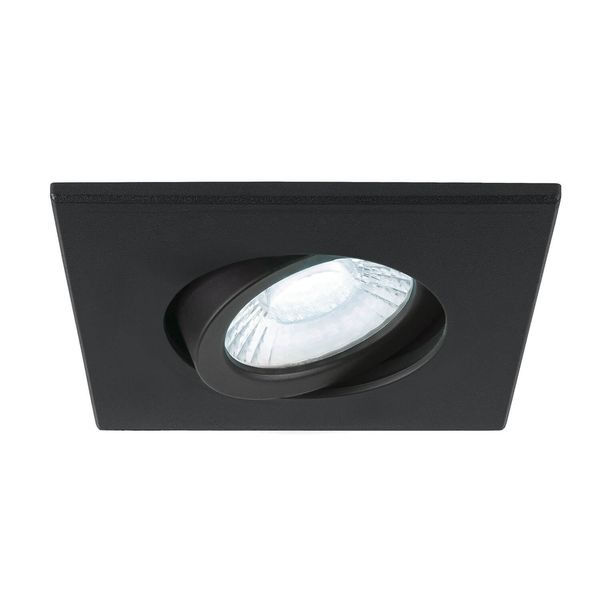 SLV 1007184 Universal Downlight Abdeckung, für Downlight schwenkbar, eckig, schwarz