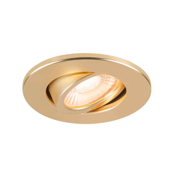 SLV 1007191 Universal Downlight Abdeckung, für Downlight IP65, rund, gold matt