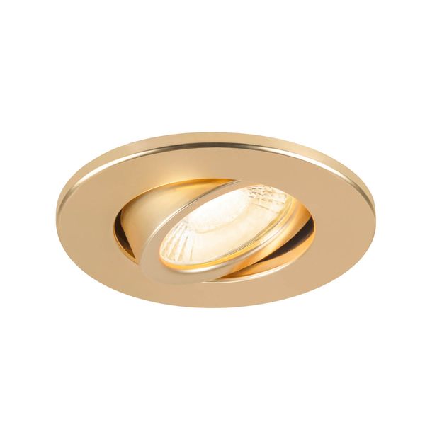 SLV 1007191 Universal Downlight Abdeckung, für Downlight IP65, rund, gold matt