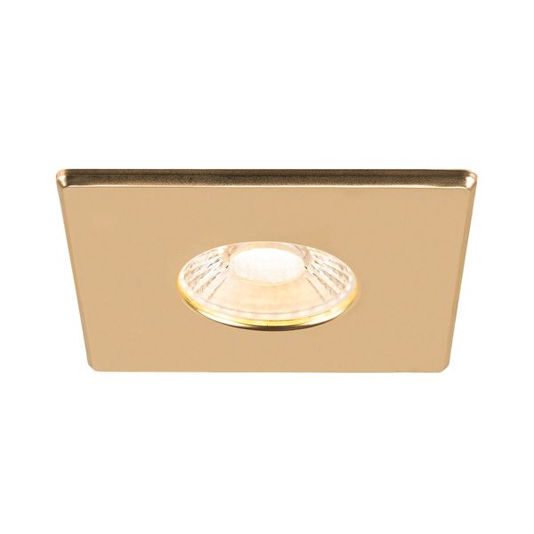 SLV 1007193 Universal Downlight Abdeckung, für Downlight IP65, eckig, gold matt