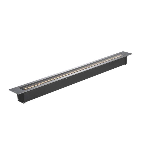 SLV 1007196 DASAR 1200, LED Bodeneinbauleuchte, 34W, 3000K, IP65/IP67, quadratisch, edelstahl