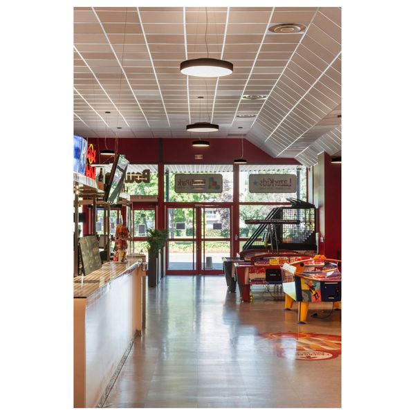 SLV 1007294 MEDO PRO 40, LED Wand-Deckenaufbauleuchte rund 3000/4000K, 19W, DALI, Touch, 110°, schwarz