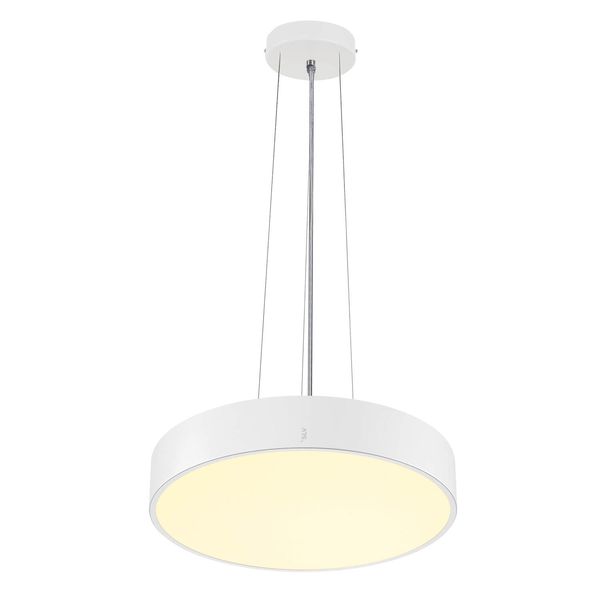 SLV 1007297 MEDO PRO 40, LED Wand-Deckenaufbauleuchte rund 3000/4000K, 19W, Phasenabschnitt, 80°, UGR<19, weiß