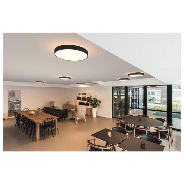 SLV 1007302 MEDO PRO 60, LED Wand-Deckenaufbauleuchte rund 3000/4000K, 39W, DALI, Touch, 110°, schwarz