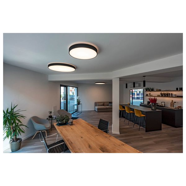 SLV 1007304 MEDO PRO 60, LED Wand-Deckenaufbauleuchte rund 3000/4000K, 37W, Phasenabschnitt, 80°, UGR<19, schwarz