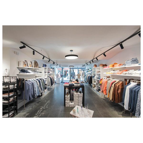 SLV 1007304 MEDO PRO 60, LED Wand-Deckenaufbauleuchte rund 3000/4000K, 37W, Phasenabschnitt, 80°, UGR<19, schwarz