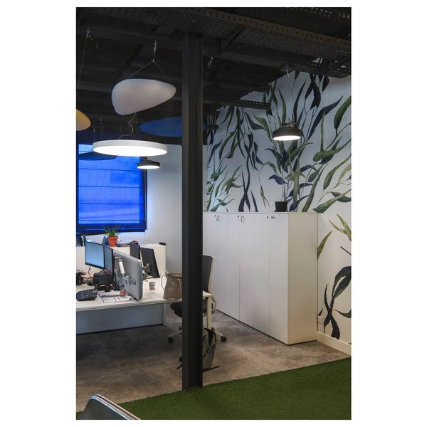 SLV 1007309 MEDO PRO 90, LED Deckenaufbauleuchte rund 3000/4000K, 75W, DALI, Touch, 80°, UGR<19, weiß