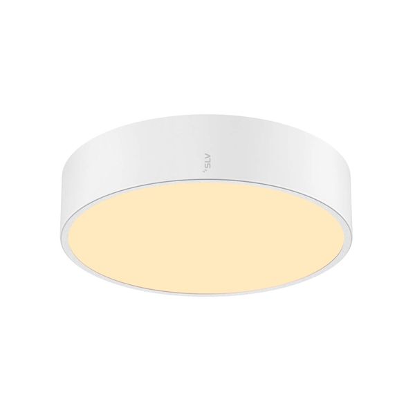 SLV 1007317 MEDO 30, LED Wand-Deckenaufbauleuchte rund 2700/3000/4000K, 12W, Phasenabschnitt, 110°, weiß