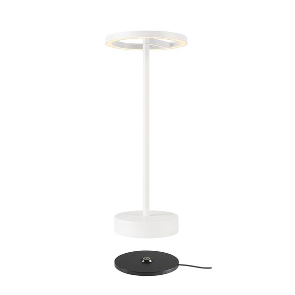 SLV 1007357 VINOLINA ONE, LED Akku-Tischleuchte IP54, 2700K, TOUCH, weiß