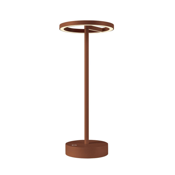 SLV 1007358 VINOLINA ONE, LED Akku-Tischleuchte IP54, 2700K, TOUCH, rost
