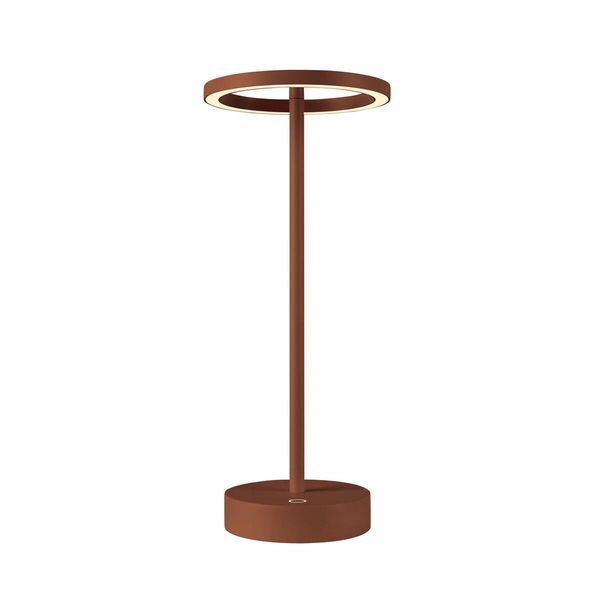 SLV 1007358 VINOLINA ONE, LED Akku-Tischleuchte IP54, 2700K, TOUCH, rost