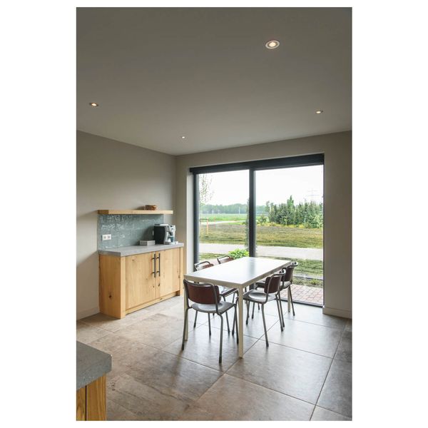 SLV 1007376 NEW TRIA 75, Deckeneinbauleuchte rund GU10, aluminium