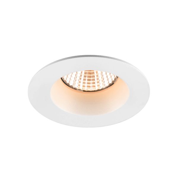SLV 1007405 NEW TRIA 68, LED Deckeneinbauleuchte, 2700K, 38°, IP20/IP65 rund weiß