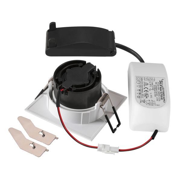 SLV 1007429 NEW TRIA 68, LED Deckeneinbauleuchte, 1800-3000K, 60°, quadratisch, weiß