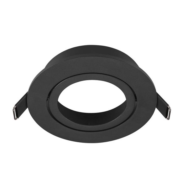 SLV 1007444 NEW TRIA 95, Deckeneinbauring, D: 11 H: 2.6 cm, schwarz