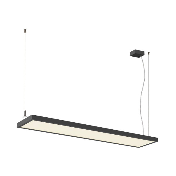 SLV 1007468 WORKLIGHT PRO 120, LED Pendelleuchte, 120cm, 4000K, DALI, Touch, schwarz