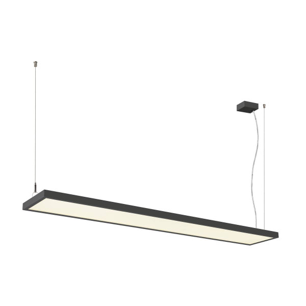SLV 1007471 WORKLIGHT PRO 150, LED Pendelleuchte, 150cm, 4000K, DALI, Touch, schwarz