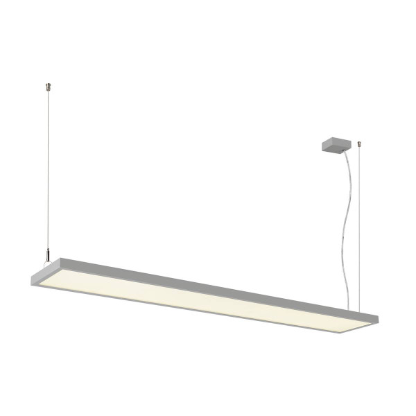 SLV 1007473 WORKLIGHT PRO 150, LED Pendelleuchte, 150cm, 4000K, DALI, Touch, grau