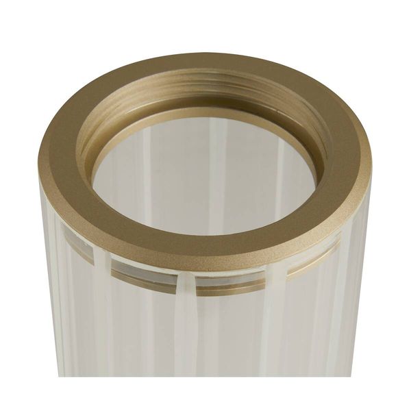 SLV 1007616 LYGANT double, LED Wandaufbauleuchte, 3000K, 11W, messing