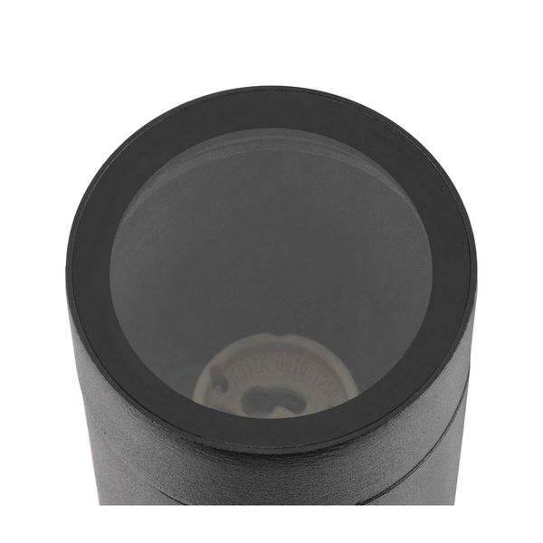 SLV 1007653 S-TUBE, Wandaufbauleuchte, rund GU10, schwarz