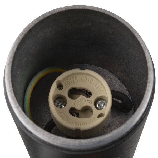 SLV 1007653 S-TUBE, Wandaufbauleuchte, rund GU10, schwarz