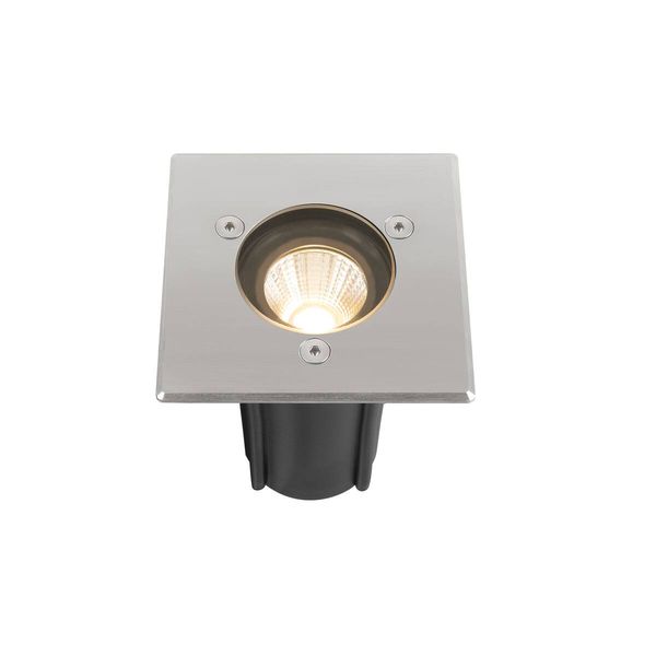 SLV 1007681 DASAR S, LED Bodeneinbauleuchte, eckig, 4W, 3000K, 24°, IP67, zylindrisch, anthrazit
