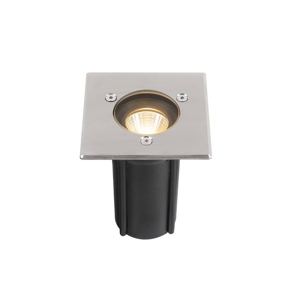 SLV 1007681 DASAR S, LED Bodeneinbauleuchte, eckig, 4W, 3000K, 24°, IP67, zylindrisch, anthrazit