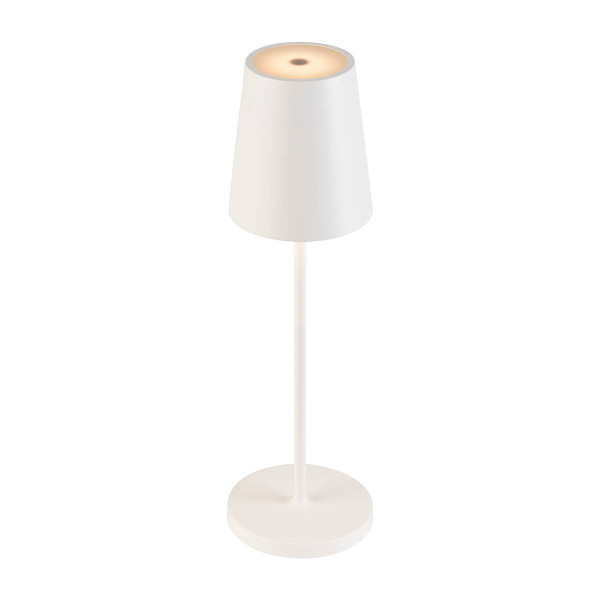 SLV 1007692 VINOLINA TWO, LED Akku-Tischleuchte IP65, 2200/2700/3000K, TOUCH, weiß