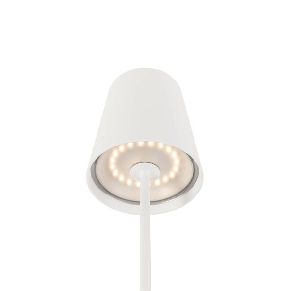 SLV 1007692 VINOLINA TWO, LED Akku-Tischleuchte IP65, 2200/2700/3000K, TOUCH, weiß