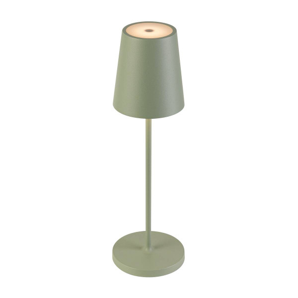 SLV 1007696 VINOLINA TWO, LED Akku-Tischleuchte IP65, 2200/2700/3000K, TOUCH, grün