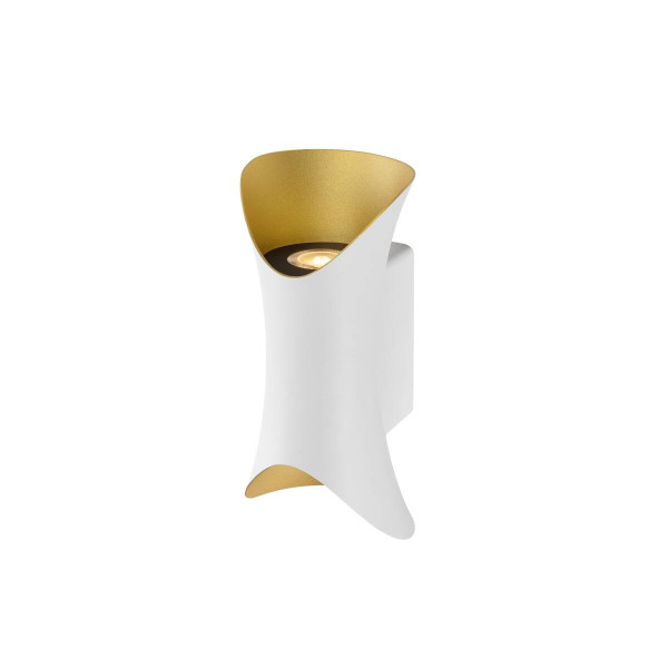 SLV MODELA, Wandleuchte, up/down, 2700K, PHASE, weiß/gold 1007806