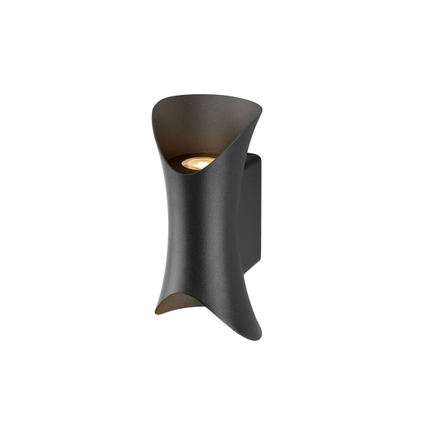 SLV MODELA, Wandleuchte, up/down, 2700K, PHASE, schwarz 1007808