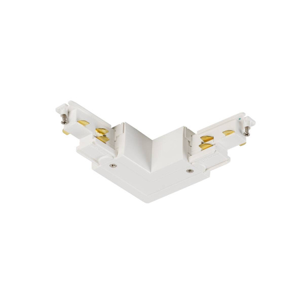 SLV S-TRACK L-Verbinder, verstellbar, mit Einspeisemöglichkeit, DALI, PHASE, weiß 1007817