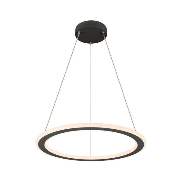 SLV ONE FLAT PD, single, Pendelleuchte, Pendellänge 180cm, 2700/3000K, PHASE, schwarz 1007855