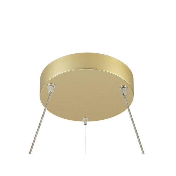 SLV ONE FLAT PD, single, Pendelleuchte, Pendellänge 180cm, 2700/3000K, PHASE, messing 1007857