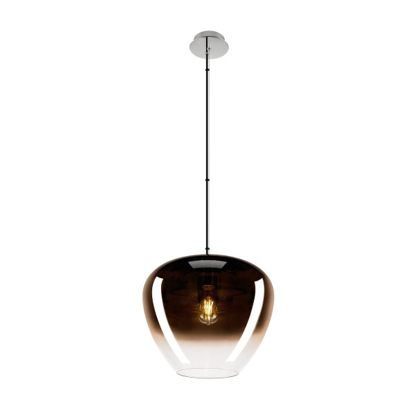 SLV PANTILO CONVEX 40, Pendelleuchte, 150cm, E27, max. 40W, kupfer 1007876