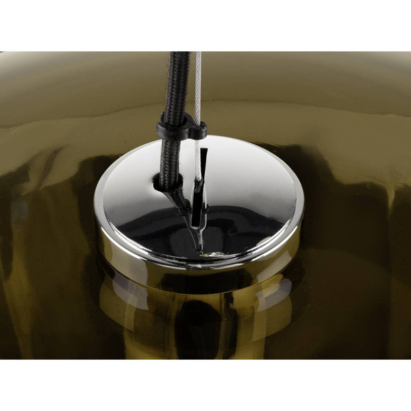 SLV PANTILO CONVEX 40, Pendelleuchte, 150cm, E27, max. 40W, gold 1007877